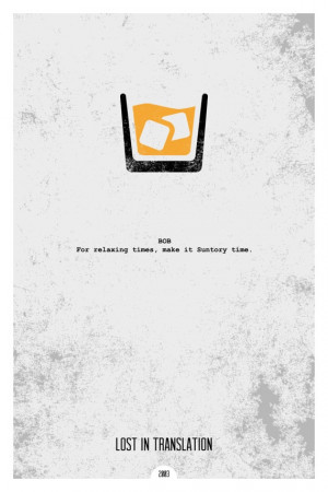 LOST IN TRANSLATION 12x18 Minimal Movie Poster Print of Quote from the ...