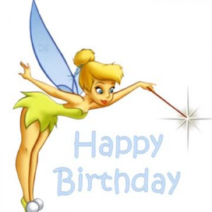 Tinkerbell Birthday Card Image
