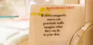 Alarmist Macy's Cosmetics-Counter Display