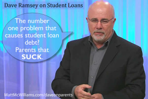 dave ramsey on parents