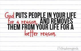 God puts people in your life...