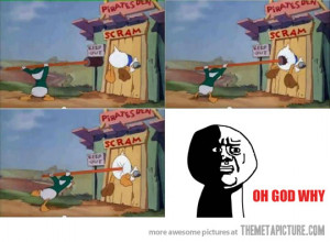 Funny photos funny childhood ruined Donald Duck