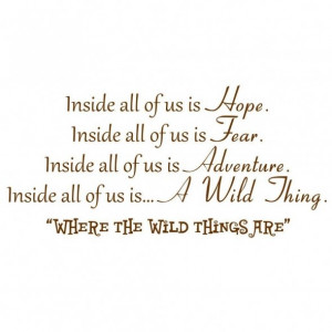 Go Back > Gallery For > Where The Wild Things Are Quotes