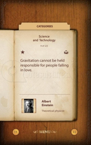 Gravitation Cannot be Held - Advertising Quote