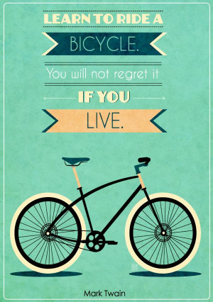 Bike Quotes by Shawny Walthaw, via Behance
