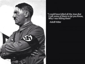 Adolf HITLER diamond words about victory and history