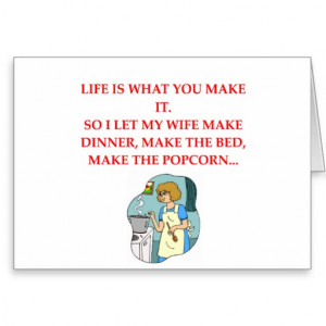 male chauvinist pig joke greeting card