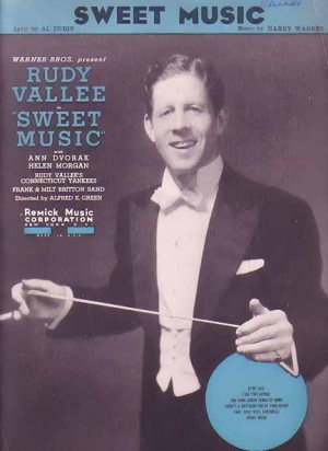 In a Different Way 1930 Sheet Music by Rudy Vallee