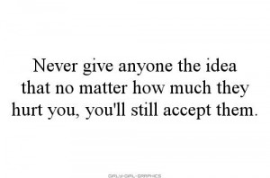 let him get away with murder. More