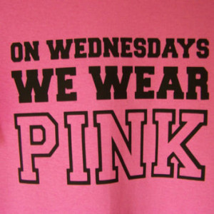 Mean Girls On WEDNESDAYS We WEAR PINK Mean Girls Movie Quote T Shirt