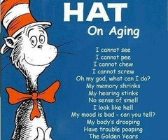 Cat in the Hat On Aging Poem