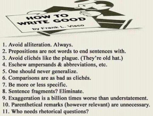 how to write good avoid alliteration always prepositions are not words ...