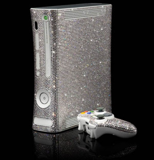 Xbox 360 Bling Bling: 11,520 Swarovski Crystals, One Very Expensive ...