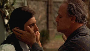 Vito Corleone (Robert De Niro) kills Don Fanucci.