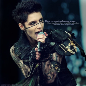 andy sixx biersack bvb quotes related pictures andy biersack quote
