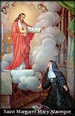 The saint of the day for October 16 is St. Margret Mary Alacoque.