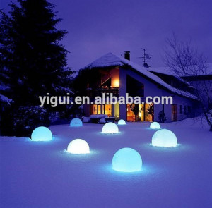 LED light balls Multi color changing balls Outdoor Plastic Led balls