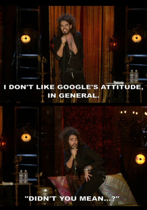 caption, comedian, funny, joke, monologue, quote, russell brand, text ...