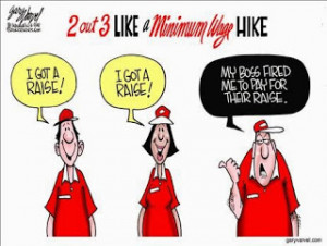 Do a majority support raising the minimum wage?