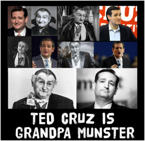Ted Cruz is Grandpa Munster!