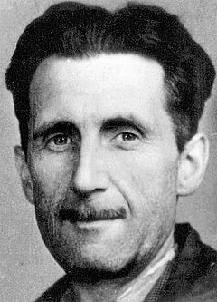 Zdjęcie z legitymacji prasowej Orwella, zrobione w 1933 roku.