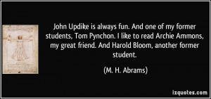 More M. H. Abrams Quotes