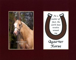 Details about Quarter Horse Saying Humor Quote Poem Matted Print
