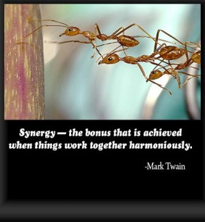 Famous quotes and sayings synergy mark twain