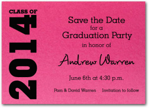 Graduation Party Invitation Sayings