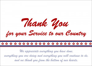 Thank You For Serving Our