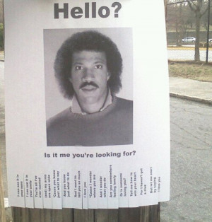 Missing: Lionel Richie