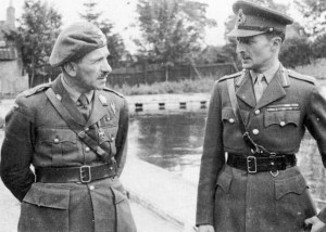 Left: Polish General Sosabowski and Gen. Browning