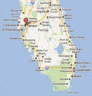 Tampa Florida Map