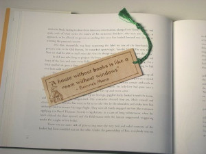 Wooden bookmark pyrography bookmark with Heinrich by bkinspired, $6.50