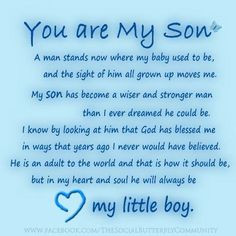 YOU ARE MY SON More