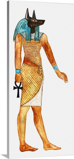 Images Illustration Ancient Egyptian God The Dead Anubis Holding