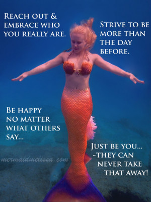 Mermaid Melissa Quote Under the sea
