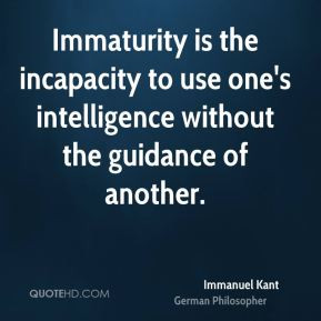 Immaturity Quotes