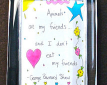 George Bernard Shaw Glass Paperweight Quote 