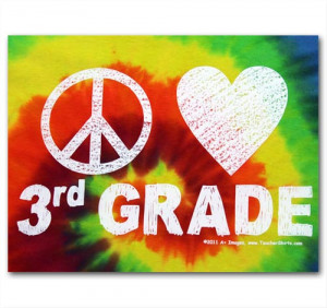 Peace Love 3rd Grade