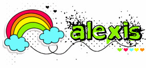Alexis Rainbow A Names Name Graphics.
