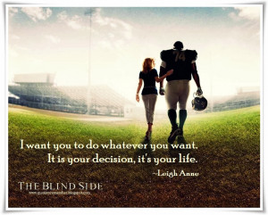The Blind Side Quotes The blind side