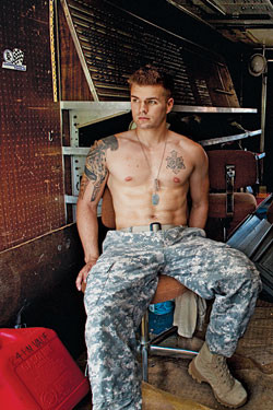 Specialist Codey Wilson at a Guard base in Lynchburg, Virginia, in ...