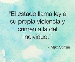 Stirner, Max Stirner.