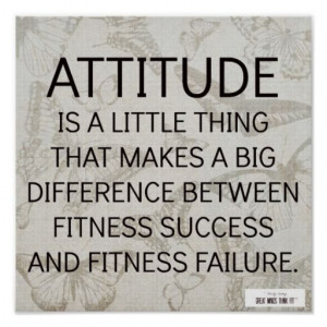 Attitude #Quote for #Fitness Success