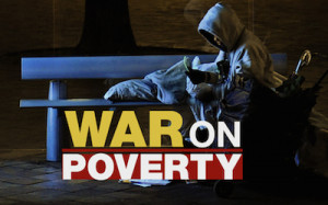 ... quote Ronald Reagan, ‘We fought a war on poverty, and poverty won