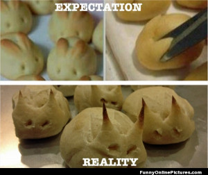 Humor pic of a baking fail trying to recreate something seen on ...
