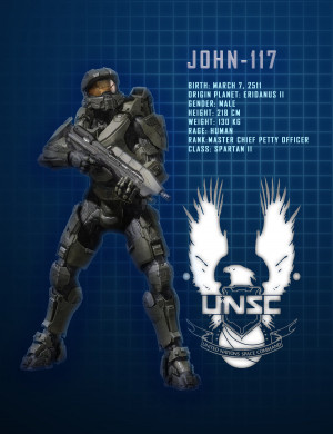 Master Chief UNSC Card Stats by Sulfurox12