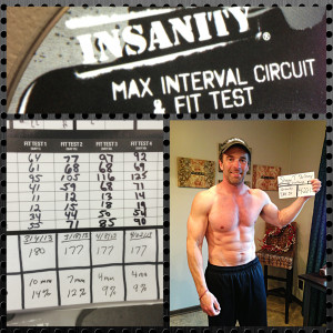 insanity workout before and after