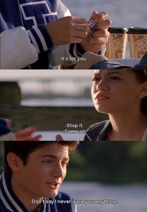 Quotes from One Tree Hill #Nathan #Haley ♥ so cute wish I had a ...
